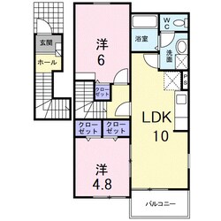 アルカンシェルＡの物件間取画像